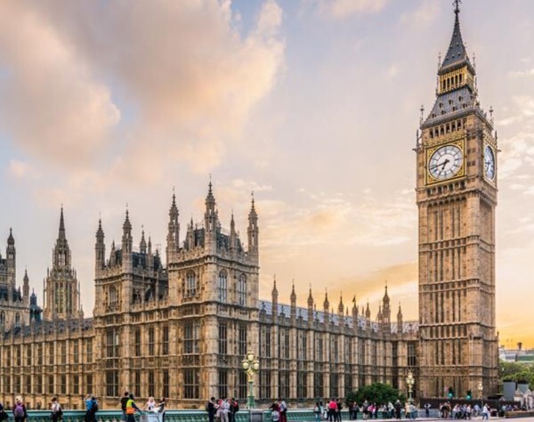 Autumn Budget announcement in London